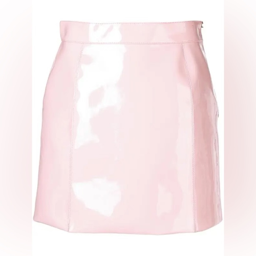 Emilio Pucci Patent Leather Mini Skirt Pink - Picture 14 of 15